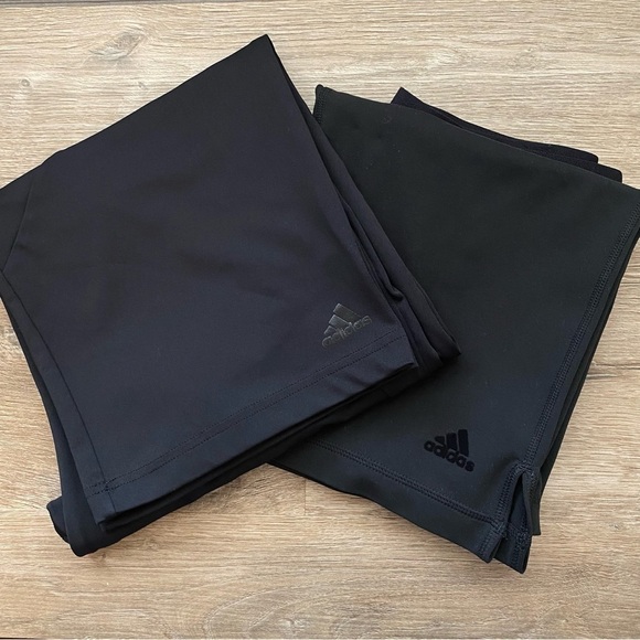 Adidas Climalite Wide Leg Cropped Capris Medium - Picture 1 of 16